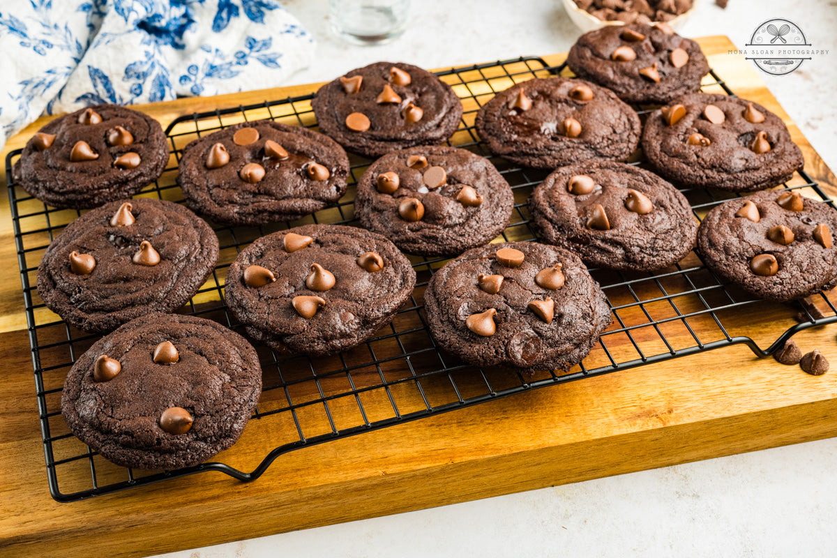 Chocolate Chocolate Chunk Cookies