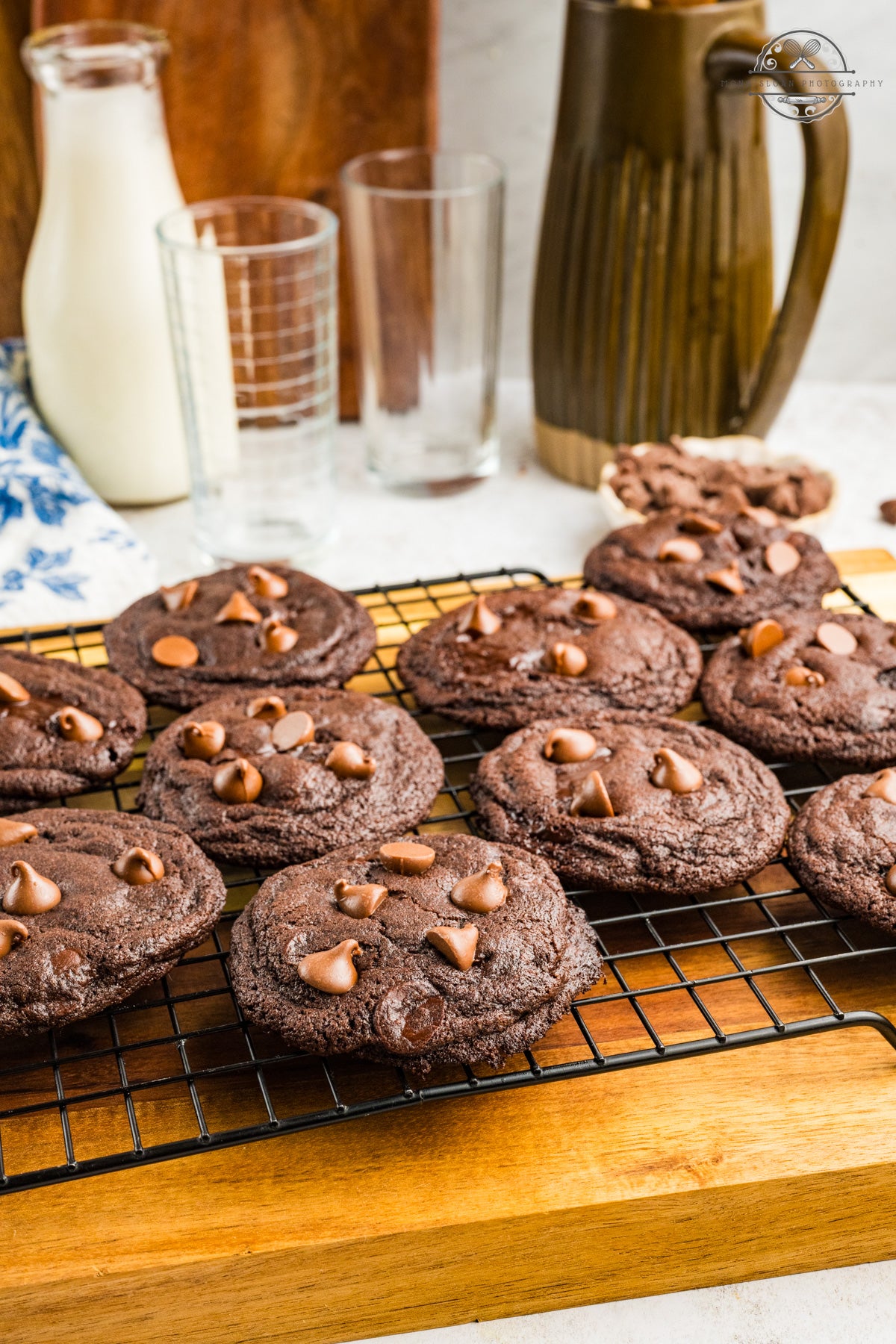 Chocolate Chocolate Chunk Cookies