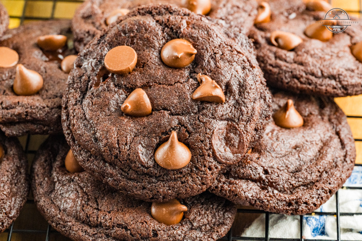 Chocolate Chocolate Chunk Cookies