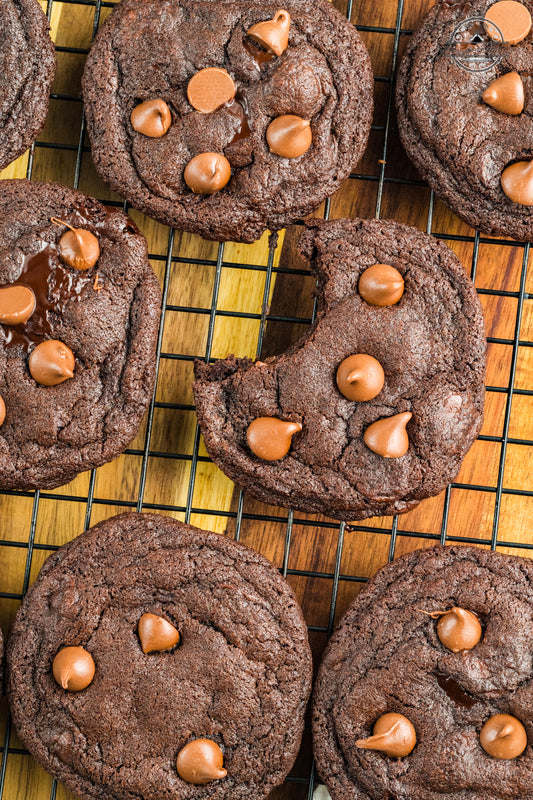 Chocolate Chocolate Chunk Cookies