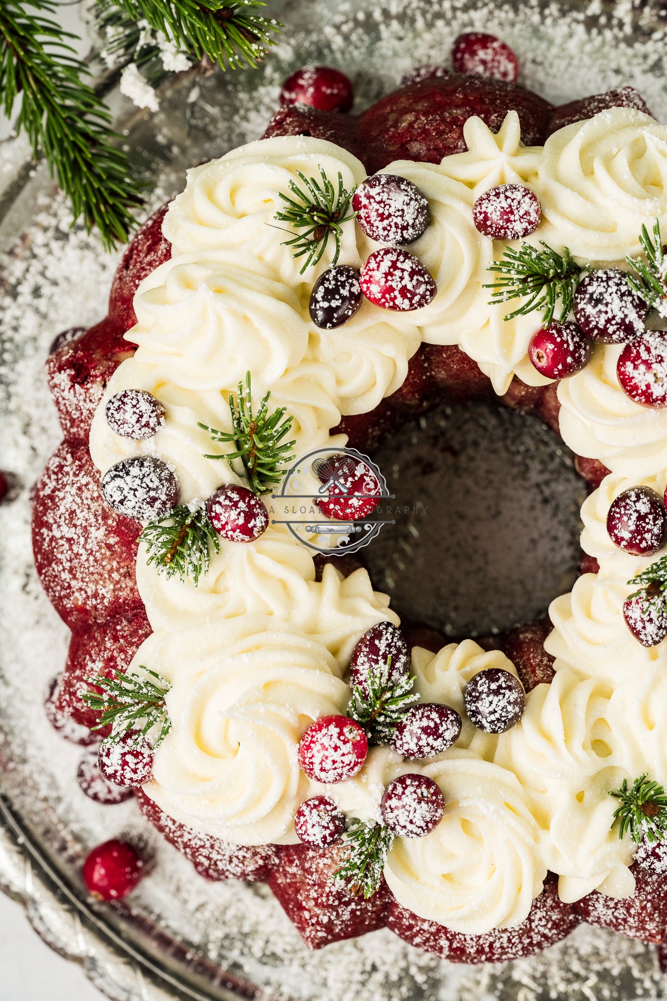 Red Velvet Christmas Bundt Cake