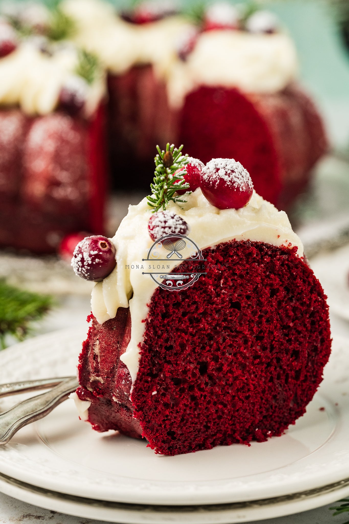 Red Velvet Christmas Bundt Cake