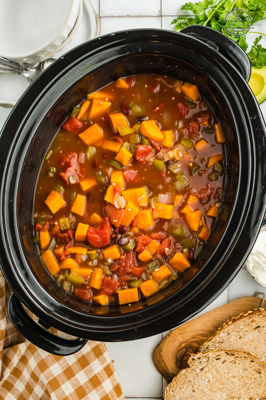 Crockpot Sweet Potato Chili (Vegetarian Chili)